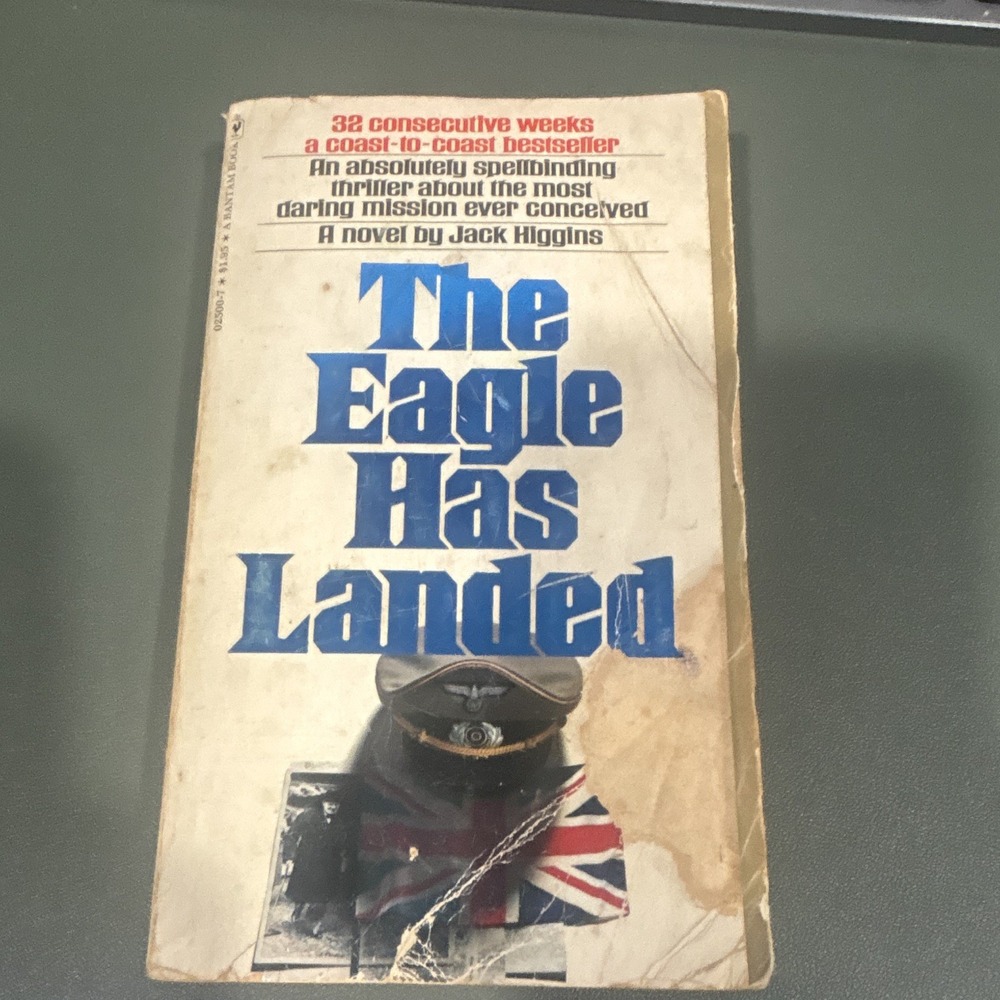 Jack Higgins The Eagle Has Landed Paperback Thriller WWII Bantam Books 1975